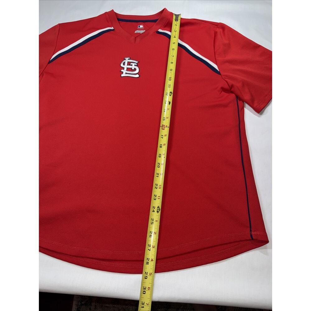 MLB Genuine Merchandise St Louis Cardinals Pullover Size XL Short Sleeve - Picture 6 of 8